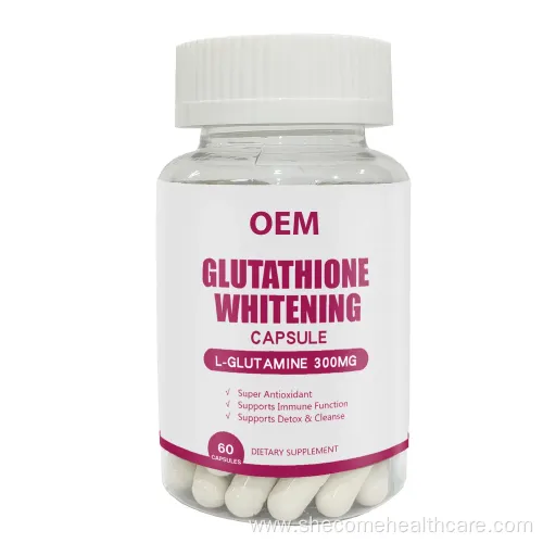 OEM Glutathione Whitening Capsules for Immune Support and Skin Brightening